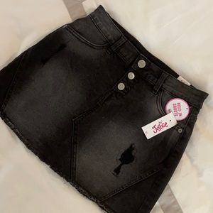 Cute Justice jean shorts, size 12! Built in shorts make them extra special!